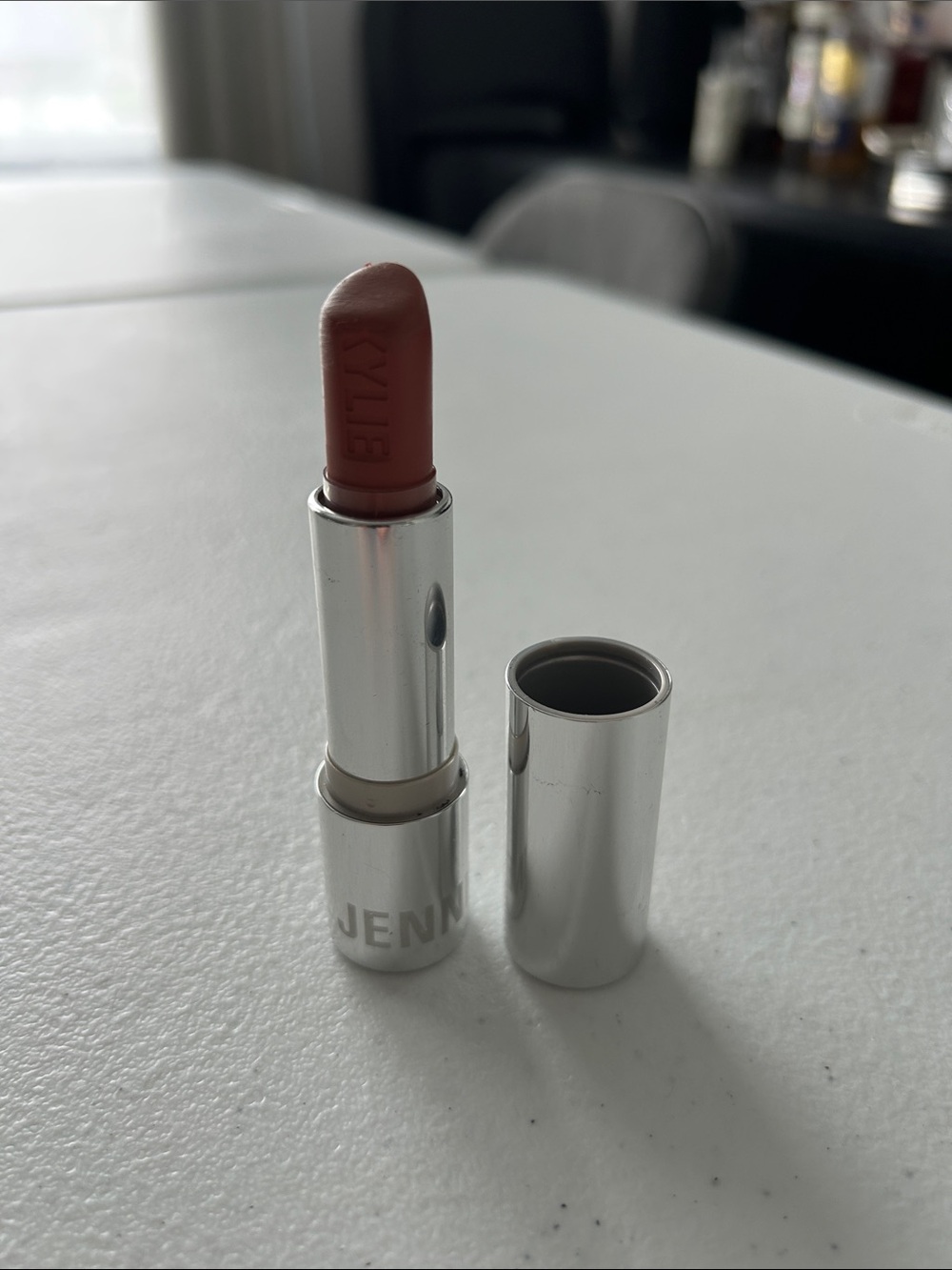 Kylie Cosmetics Neutral Mauve Lipstick - Silver Packaging